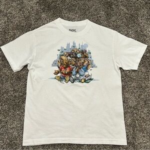 DGK Posse Men’s Tee size Medium white with Bears on front